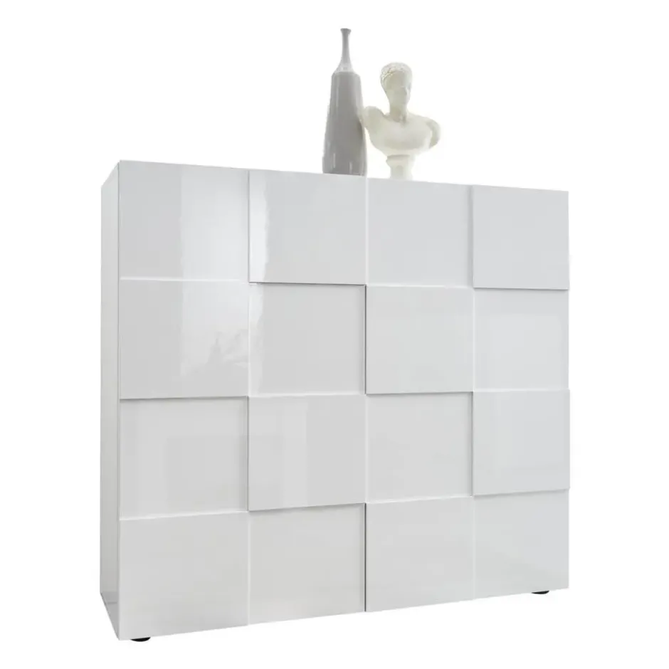 CALICOSY - DAMA Buffet - Wit - 42x121x111 cm