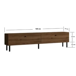 CALICOSY - DINARD Tv-meubel - 25x160x37 cm