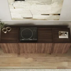 Calicosy - Dressoir ARVEN - Walnoot - 180x45x80 cm