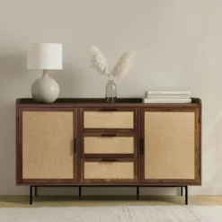 Calicosy - Dressoir JETSON - Bruin - 140x39,5x79 cm
