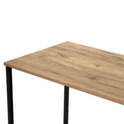 CALICOSY - Dubbel bureau TWIN - Zwart - 74x240x60 cm