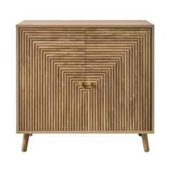 Calicosy - EDEN Dressoir 2 deuren - Licht hout - 75x80x39 cm