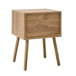 Calicosy - EDEN Nachtkastje 2 lades - Licht hout - 60x45x39 cm