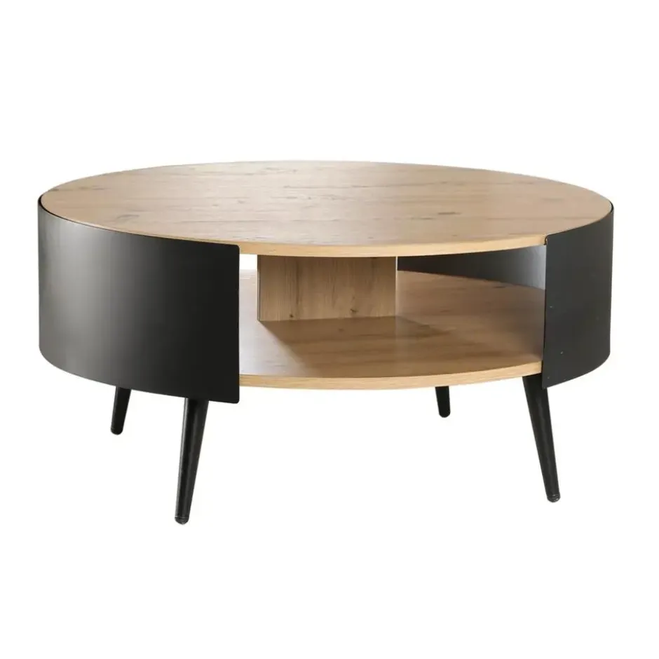 Calicosy - EKLO Salontafel - Eiken - 80x80x39 cm