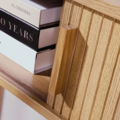 Calicosy - ERNEST Design haltafel - Licht hout - 35x100x80,5 cm