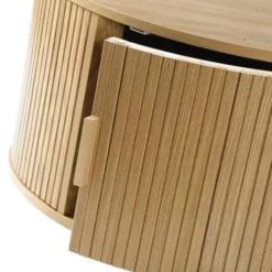 Calicosy - ERNEST Salontafel - Licht hout - 75x75x35,5 cm