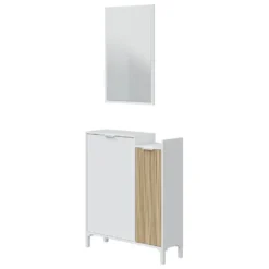 Calicosy - ETHNA Badkamermeubelset - Wit - 24x91x77 cm