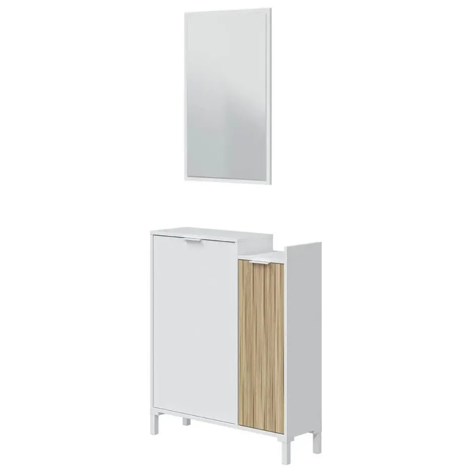Calicosy - ETHNA Badkamermeubelset - Wit - 24x91x77 cm