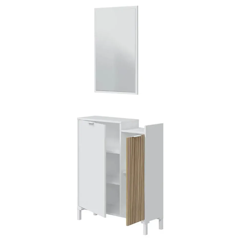 Calicosy - ETHNA Badkamermeubelset - Wit - 24x91x77 cm
