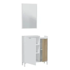 Calicosy - ETHNA Badkamermeubelset - Wit - 24x91x77 cm