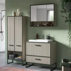 Calicosy - Hangend AURA - Beige 80x19x68 cm