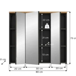 Calicosy - Hangend ENO - 80x21x73 cm