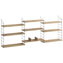 Calicosy - Hangende wandplank 9 planken Laba - 20x216x85 cm