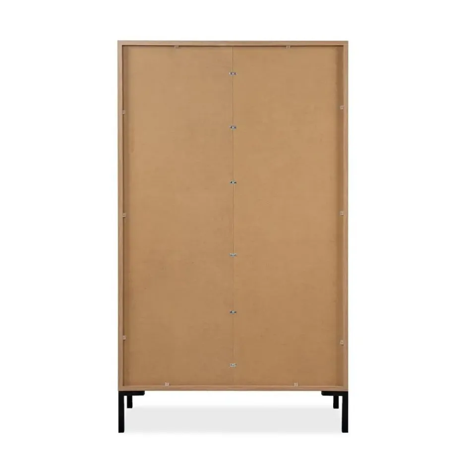Calicosy - Hoge Buffetkast 2 Deuren Plock - 40x81x139 cm