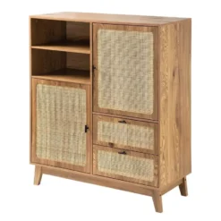 Calicosy - Hoog buffet ALIA - licht hout 100x40x120 cm