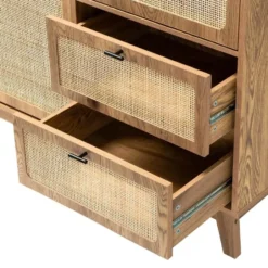 Calicosy - Hoog buffet ALIA - licht hout 100x40x120 cm