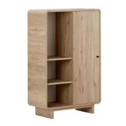 Calicosy - Hoog buffet CELENA - Donker hout 70x34x110 cm