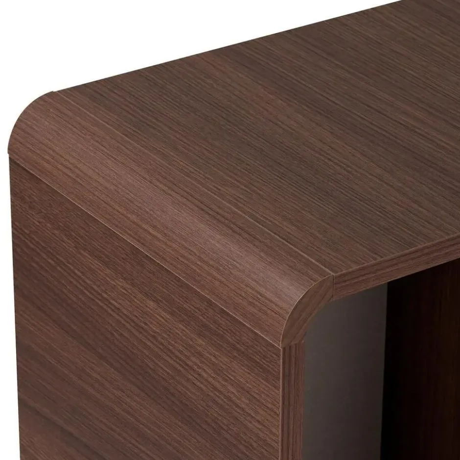 Calicosy - Hoog buffet CELENA - Donker hout 70x34x110 cm
