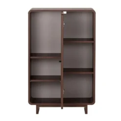 Calicosy - Hoog buffet CELENA - Donker hout 70x34x110 cm