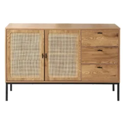 Calicosy - JAYA Dressoir - Licht hout - 40x120x80 cm