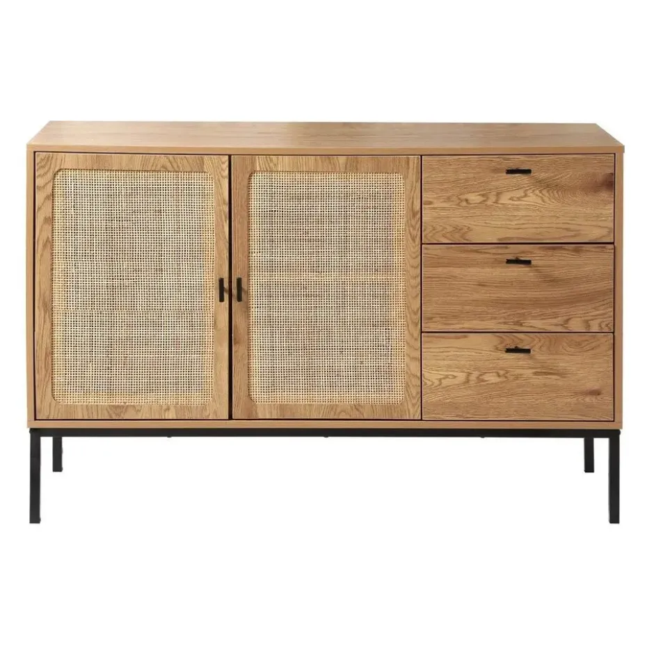 Calicosy - JAYA Dressoir - Licht hout - 40x120x80 cm