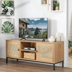 Calicosy - JAYA TV-meubel Woonkamer - Licht hout - 39x120x51 cm