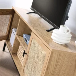 Calicosy - JAYA TV-meubel Woonkamer - Licht hout - 39x120x51 cm