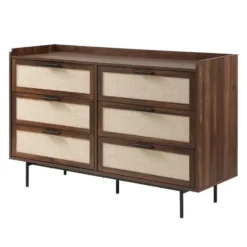 Calicosy - JETSON Commode 6 lades - Notenhout - 120x79x39,5 cm