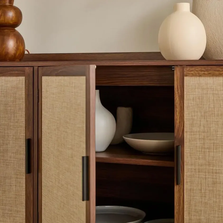 Calicosy - JETSON Dressoir - Donker hout - 39,5x140x79 cm