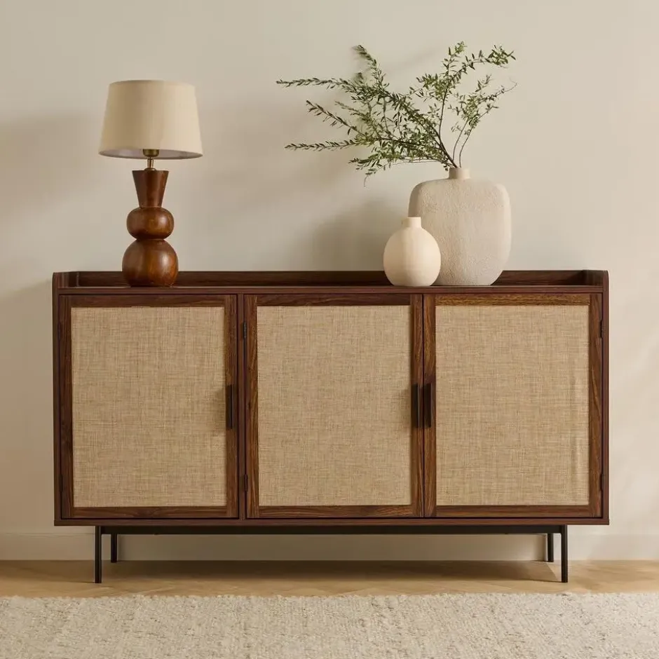 Calicosy - JETSON Dressoir - Donker hout - 39,5x140x79 cm