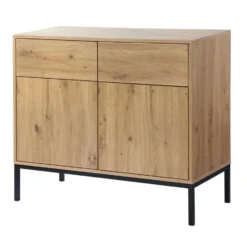Calicosy - LENNY Dressoir 2 deuren - Eiken - 40x90x80 cm