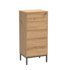Calicosy - LENNY Ladekast - Licht hout - 38x45x100 cm