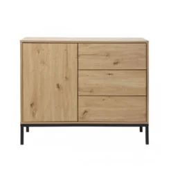 Calicosy - LENNY Ladekast Slaapkamer - Eiken - 40x90x80 cm