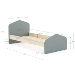 CALICOSY - LEONIE bed - 100x195,4x90 cm
