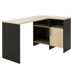 CALICOSY - Liverpool industrieel hoekbureau - 76x136x88 cm