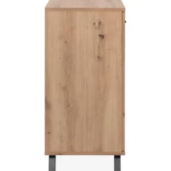 Calicosy - LUBLIN Dressoir 2 deuren - Licht hout - 40x80x85 cm