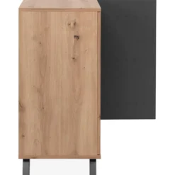 Calicosy - LUBLIN Dressoir 2 deuren - Licht hout - 40x80x85 cm