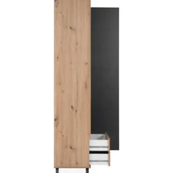 Calicosy - LUBLIN Servieskast - Licht hout - 40x92x198 cm