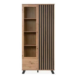 Calicosy - LUBLIN Servieskast - Licht hout - 40x92x198 cm