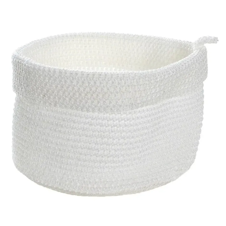 Calicosy - Mand Natuurlijk materiaal - Wit - 20x20x17 cm