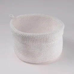 Calicosy - Mand Natuurlijk materiaal - Wit - 20x20x17 cm
