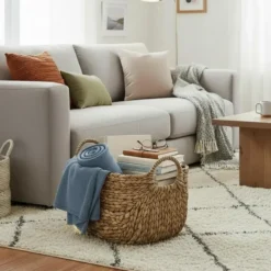 CALICOSY - Mand - Waterhyacint - Beige - 22x36x19 cm