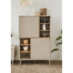 Calicosy - MYR-Dressoir - Beige 90x37,5x140 cm