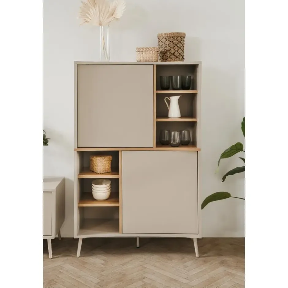 Calicosy - MYR-Dressoir - Beige 90x37,5x140 cm