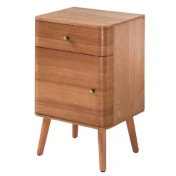 Calicosy - Nachtkastje KARL - Donker hout 42x35x71 cm