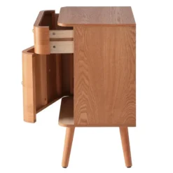 Calicosy - Nachtkastje KARL - Donker hout 42x35x71 cm