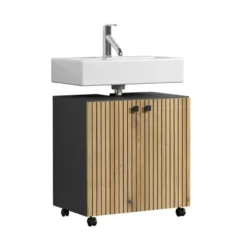 CALICOSY - Onderkast met wielen, 2 deuren PUREBLISS - 42x60x64 cm