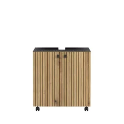 CALICOSY - Onderkast met wielen, 2 deuren PUREBLISS - 42x60x64 cm