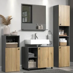 CALICOSY - Onderkast met wielen PUREBLISS - 42x80x64 cm