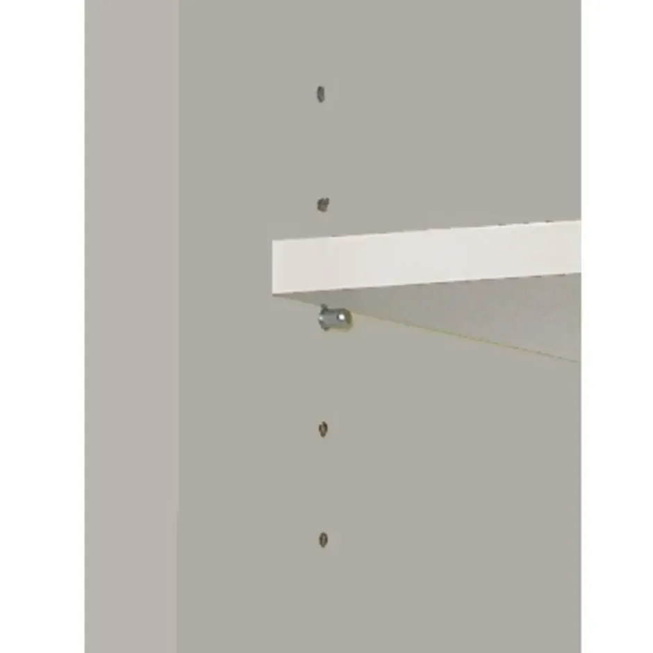 Calicosy - Opbergkast SAVIO - Wit 37x58,5x181 cm